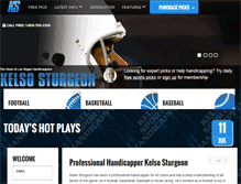 Tablet Screenshot of kelsosportshandicapping.com
